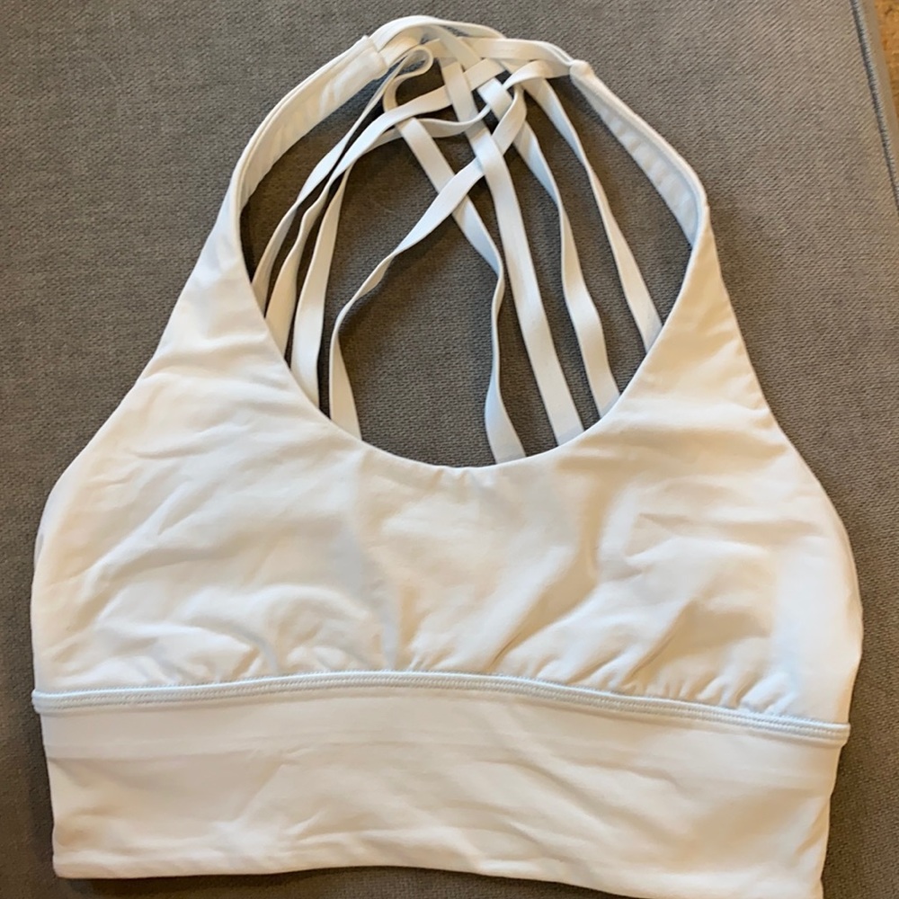lululemon athletica White Sports Bra